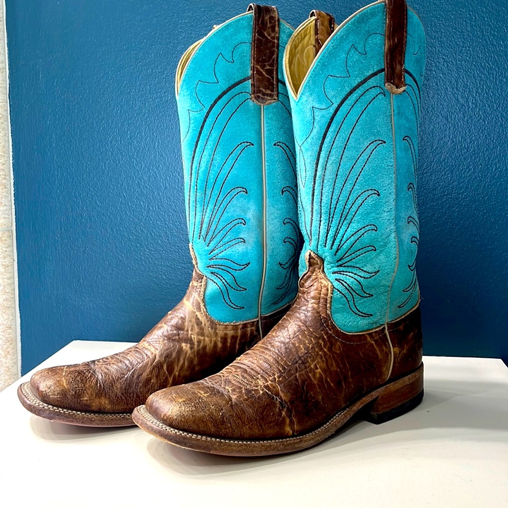 Anderson Bean Bison Leather and Suede